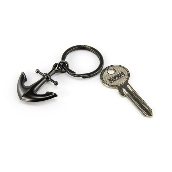 Troika Homeport Anchor Charm Key Ring
