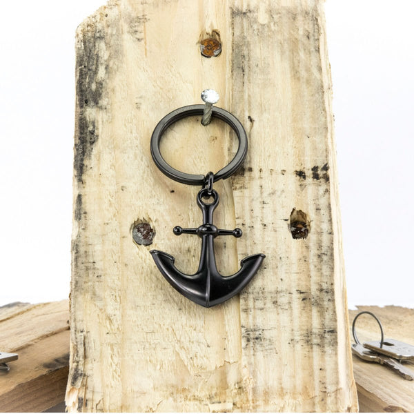 Troika Homeport Anchor Charm Key Ring