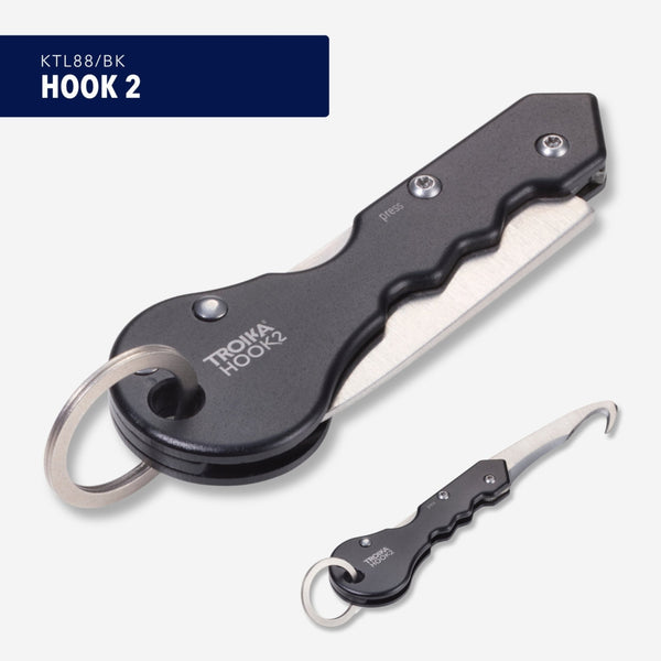 Troika Hook Keyring Ingenious Safety Box Cutter Tool Keyring