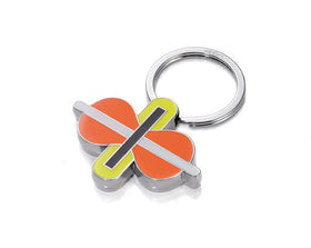 Troika Karim Rashid Kosmic Charm Keychain Orange