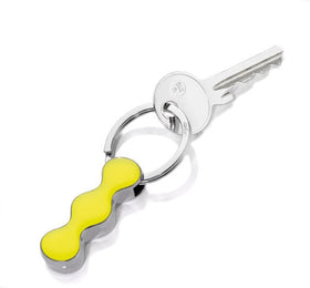 Troika Karim Rashid Nexus Charm Keychain Yellow