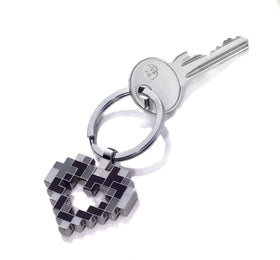 Troika Karim Rashid Soul Heart Keychain Pink and Black