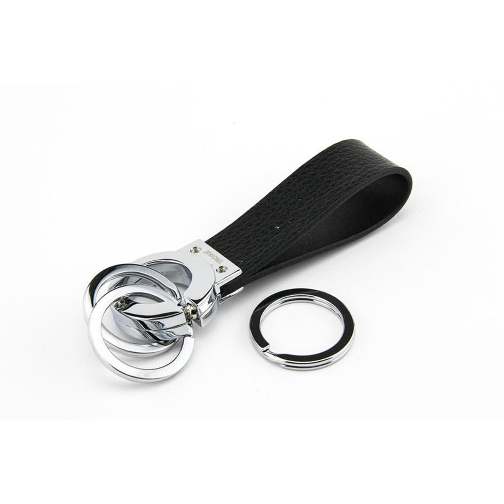 Troika KeyClick Leather EZ Release Valet Keychain, Multiple finishes