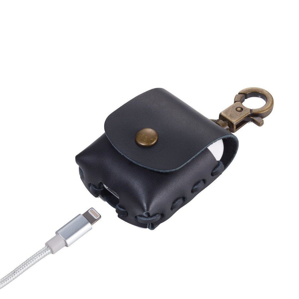 Troika Leather Earbud Case Apple AirPods Compatible