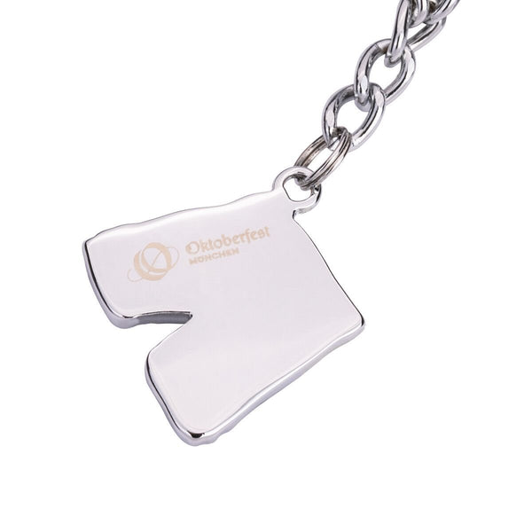 Troika LEDERHOSE OKTOBERFEST Charm Keychain with Carabiner