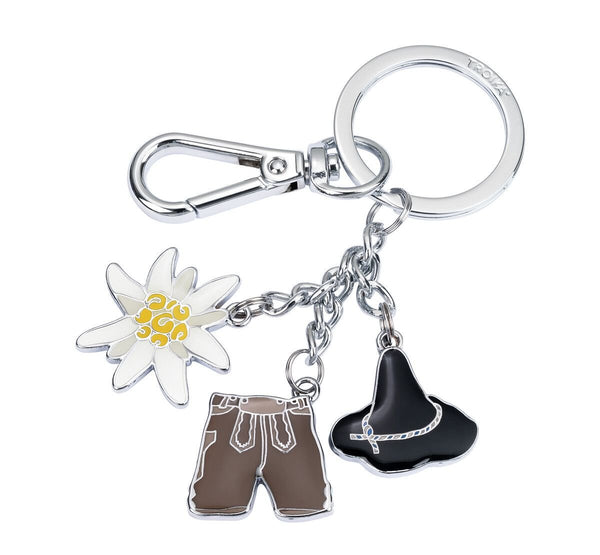 Troika LEDERHOSE OKTOBERFEST Charm Keychain with Carabiner