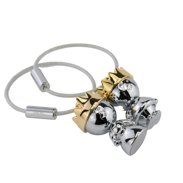 Troika Little King and Queen Couple Key Chain Gift Set