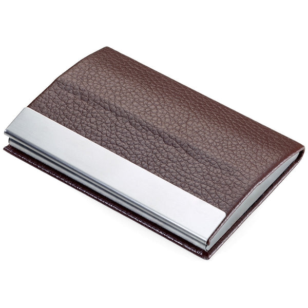 Troika Business Card Case and Stand (Brown), CDC15-04/BR