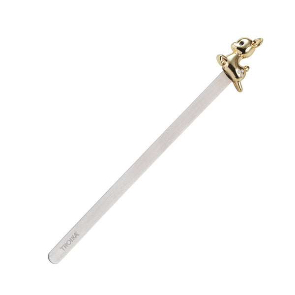 Troika Gold Fawn Charm Bookmark BKM26/GO