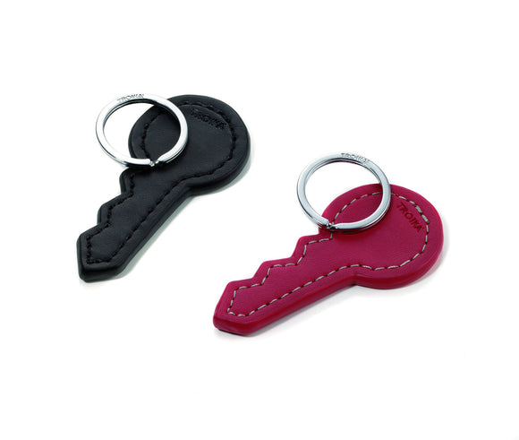 Troika Mini Magnetic leather Keychain Holder - Red