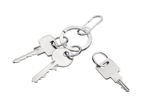 Troika NAIL GUARD EASY Keychain – Stainless Steel with Carabiner