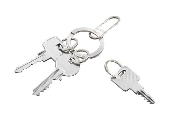 Troika NAIL GUARD EASY Keychain – Stainless Steel with Carabiner