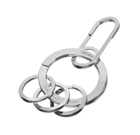 Troika NAIL GUARD EASY Keychain – Stainless Steel with Carabiner