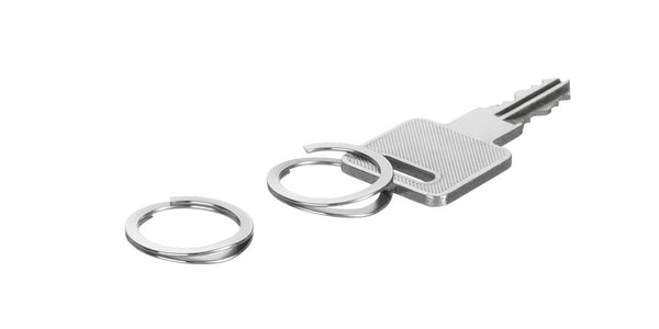 Troika NAIL GUARD EASY Keychain – Stainless Steel with Carabiner