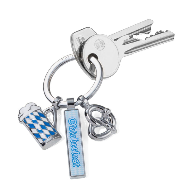 Troika Oktoberfest Key Ring with key attached, KR17-80/CH
