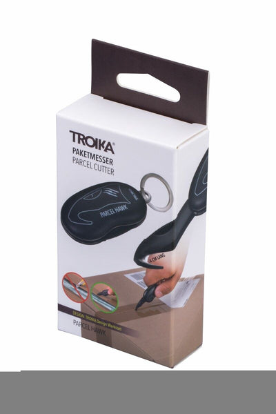 Troika Parcel Hawk Ingenious Safety Box Cutter Tool Keyring