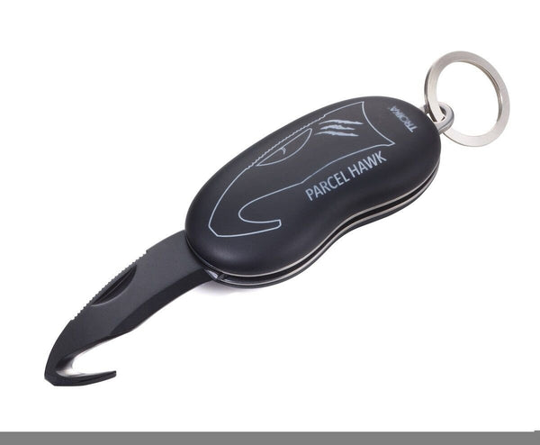 Troika Parcel Hawk Ingenious Safety Box Cutter Tool Keyring