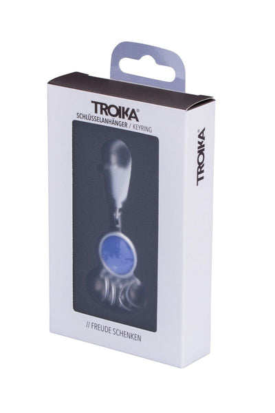 Troika Patent Valet Keyring Chrome Around The World
