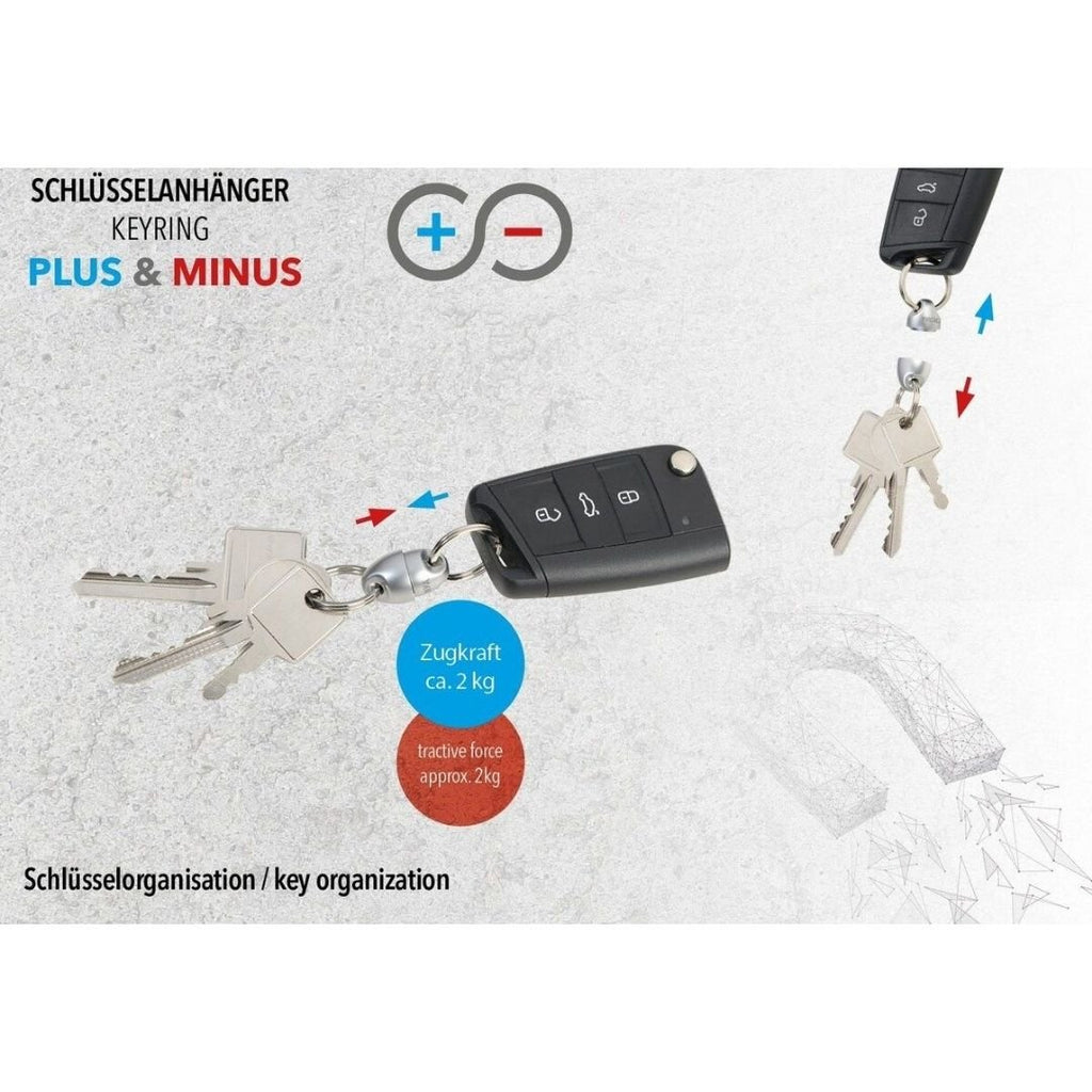 Troika Quick Release Magnetic Plus Minus Keychain | Troikaus.com