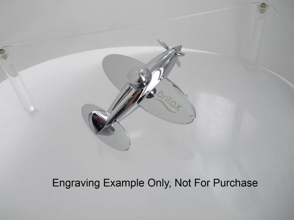 Troika Stop-Over Airplane Paperweight logo engraving example, GAM12/CH