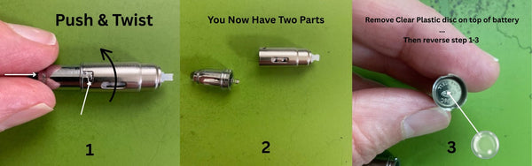 Troika Replacement Batteries and Housing for KYL25 Keylight