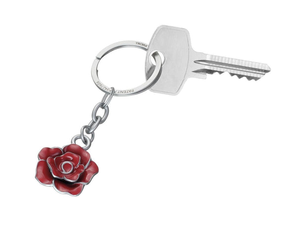 Troika ROSE Keychain – 3D Floral Design with NAILGUARD Ring