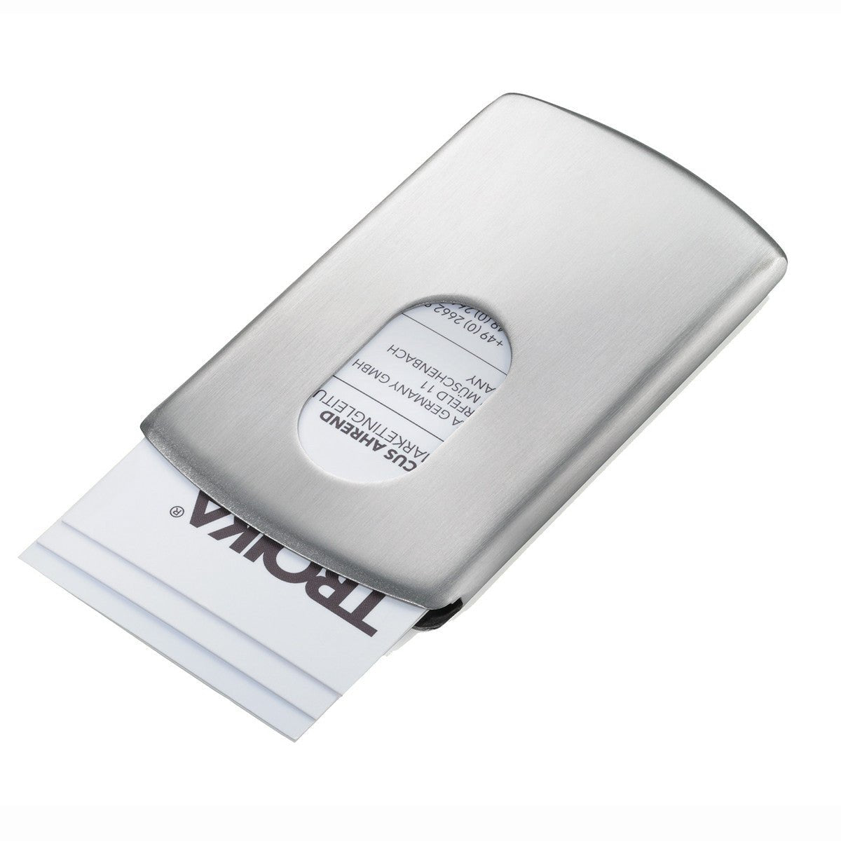 Troika Slide Business Card Case with Spring Dispenser | Troikaus.com Troika Slide Business Card Case with Spring Dispenser | Troikaus.com