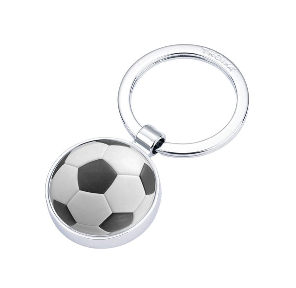 Troika SOCCER Keychain – Round Metal Cast Design
