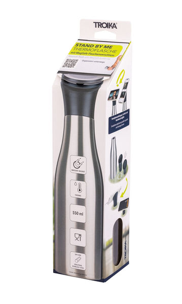 Troika STAND BY ME – Insulated Bottle with MagSafe® Phone Holder