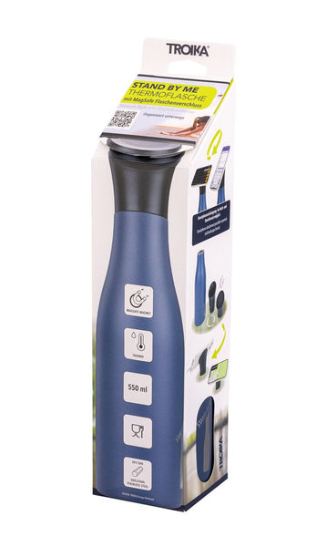 Troika STAND BY ME – Insulated Bottle with MagSafe® Phone Holder