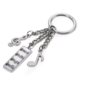 Troika Symphony Music Themed Beethoven Charm Keychain
