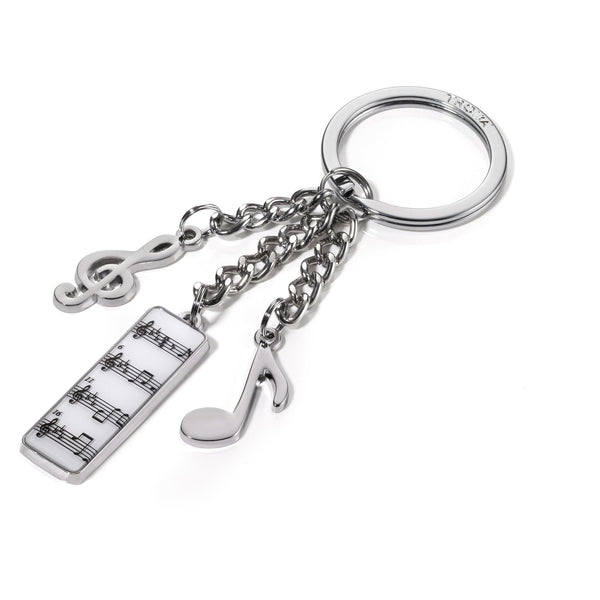 Troika Symphony Music Themed Beethoven Charm Keychain