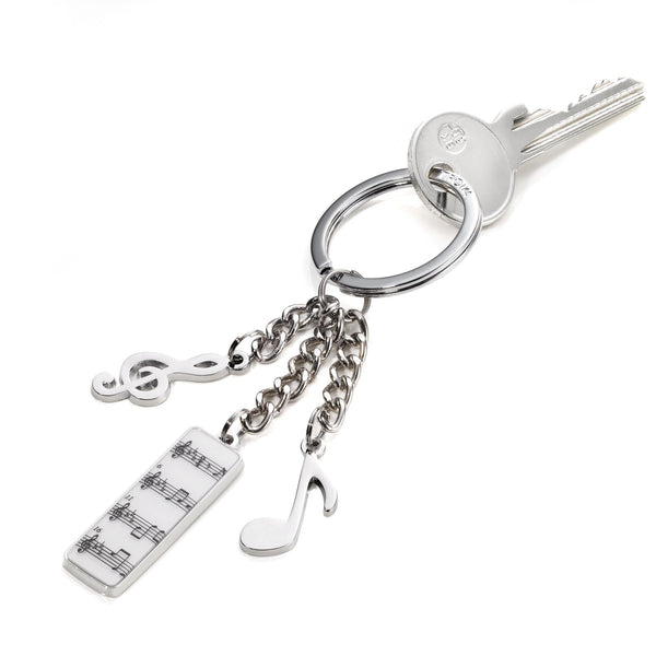 Troika Symphony Music Themed Beethoven Charm Keychain