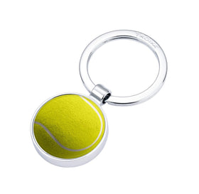 Troika TENNIS Keychain – Round Metal Cast Design