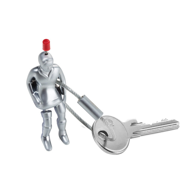 Troika Tipp-Kick Soccer Player Nail Friendly Keyring Item KR17-86/MA with key