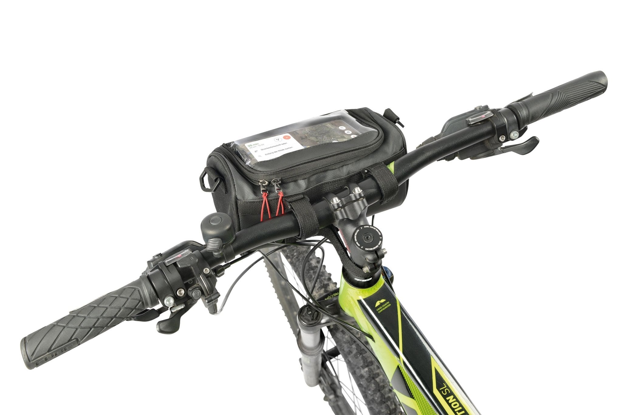 troika fahrradtasche Troika Waterproof Bicycle Handlebar Bag with Smartphone Window| Troikaus.com
