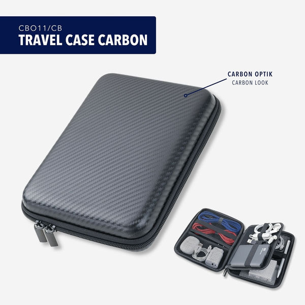 Troika Zip Around Travel Case and Tech Accessory Organizer